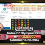 BUKTI JACKPOT SLOT GATES OF OLYMPUS 1000 TERPERCAYA DI INDONESIA TGL 16-06-2024