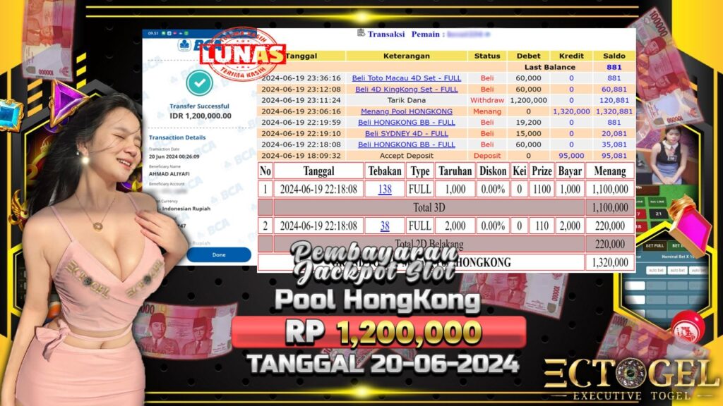 BUKTI JACKPOT TOGEL POOL HONGKONG TERPERCAYA DI INDONESIA