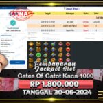 BUKTI JACKPOT SLOT GATES OF GATOT KACA 1000 TERPERCAYA DI INDONESIA TGL 30-06-2024