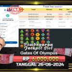 BUKTI JACKPOT SLOT GATES OF OLYMPUS TERPERCAYA DI INDONESIA TGL 26-06-2024