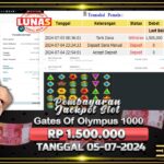 BUKTI JACKPOT SLOT GATES OF OLYMPUS 1000 TERPERCAYA DI INDONESIA TGL 05-07-2024