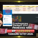 BUKTI JACKPOT SLOT STARLIGHT PRINCESS 1000 TERPERCAYA DI INDONESIA TGL 22-07-2024