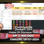 BUKTI JACKPOT SLOT GATES OF OLYMPUS 1000 TERPERCAYA DI INDONESIA TGL 06-07-2024