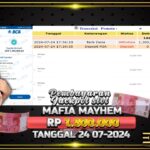 BUKTI JACKPOT SLOT MAFIA MAYHEM TERPERCAYA DI INDONESIA TGL 24-07-2024