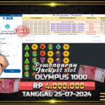 BUKTI JACKPOT SLOT GATES OF OLYMPUS 1000 TERPERCAYA DI INDONESIA TGL 25-07-2024